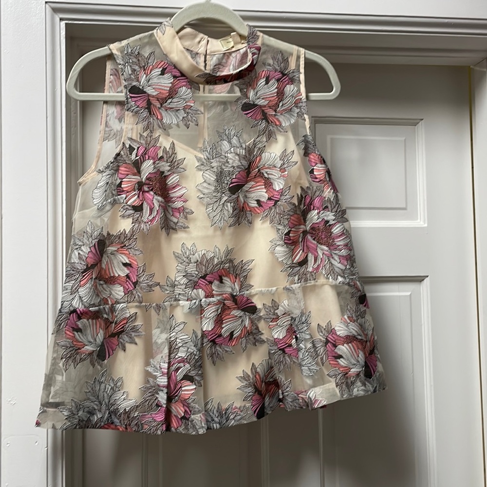 Peplum top from Anthropologie- never worn size 6